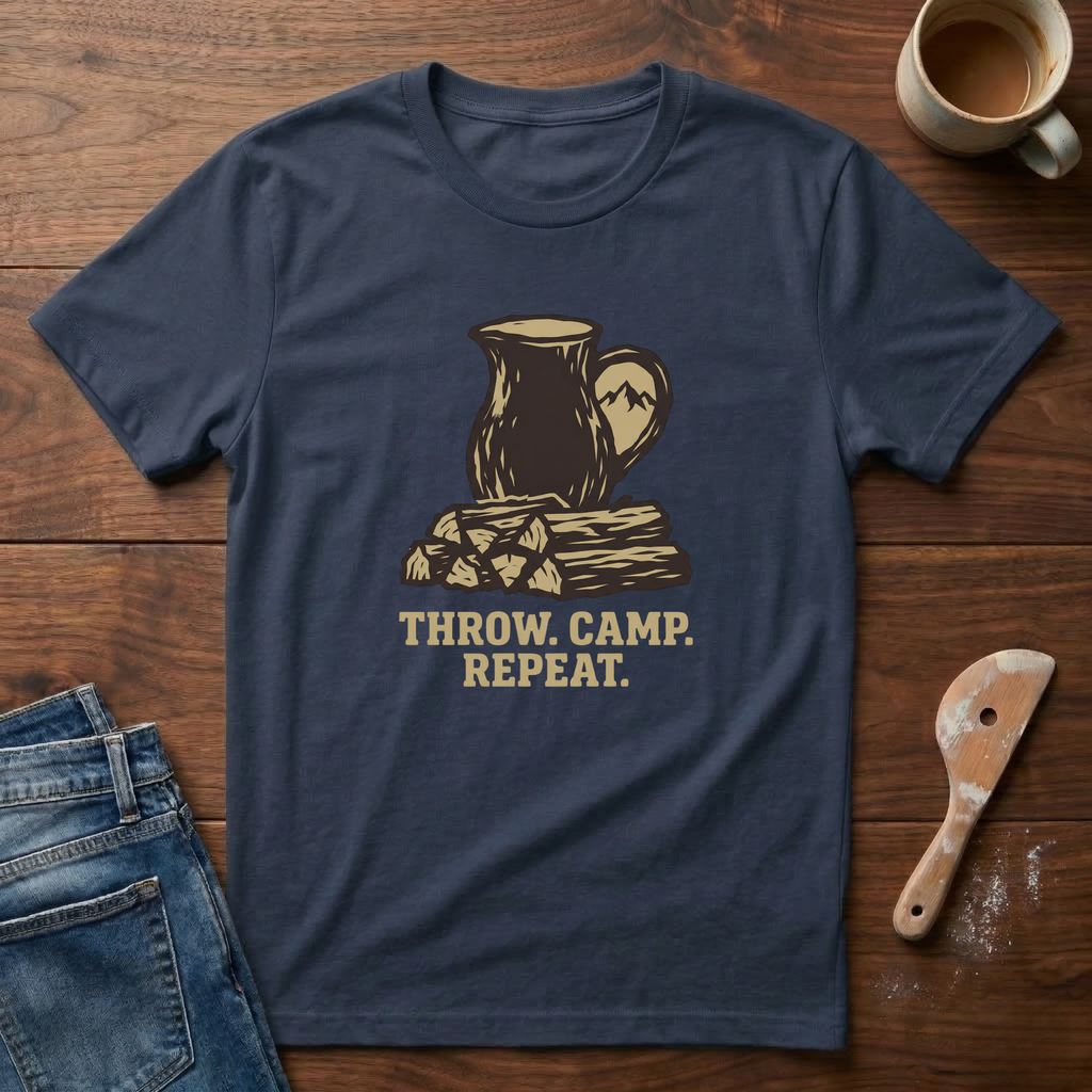 Throw. Camp. Repeat T-Shirt