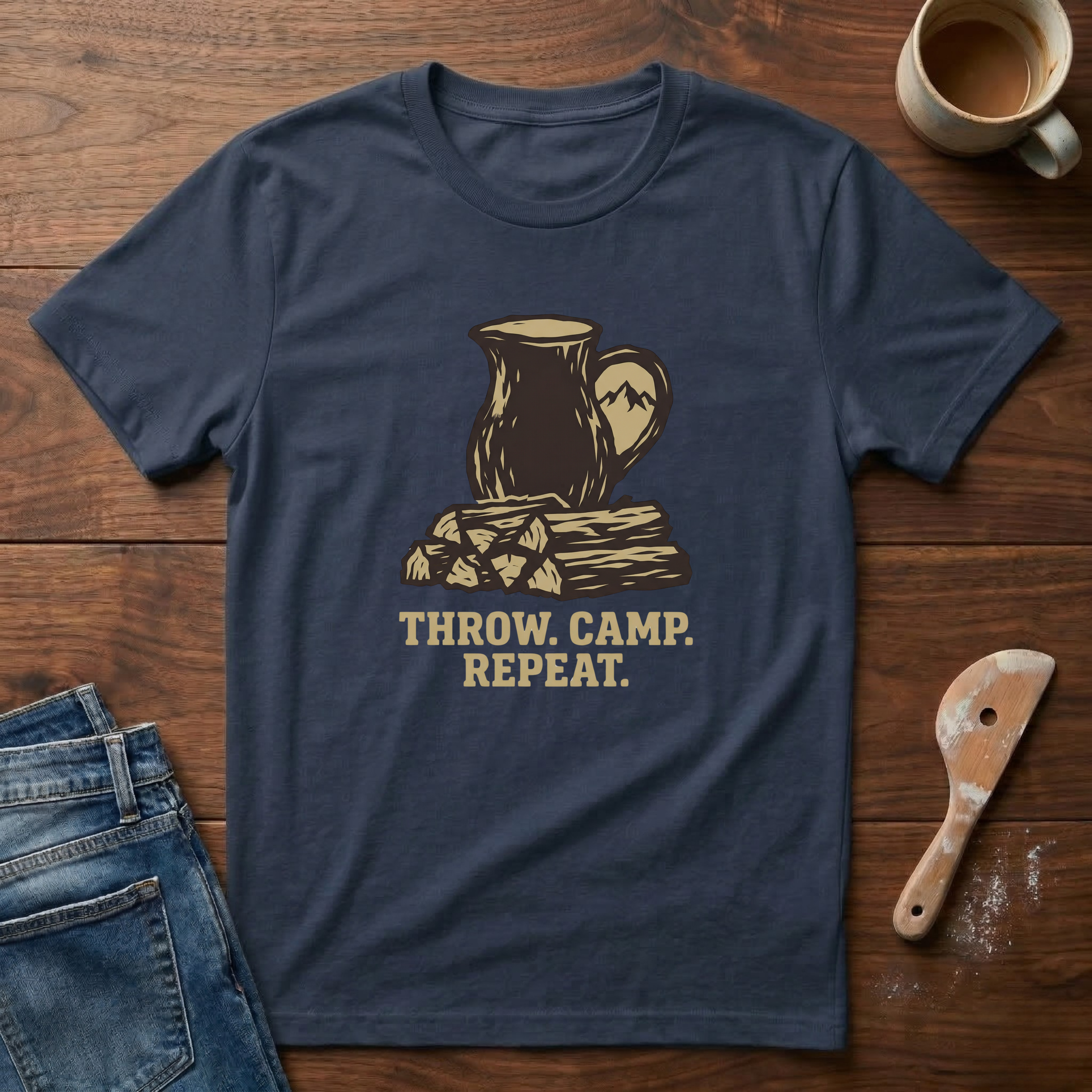 Throw. Camp. Repeat T-Shirt