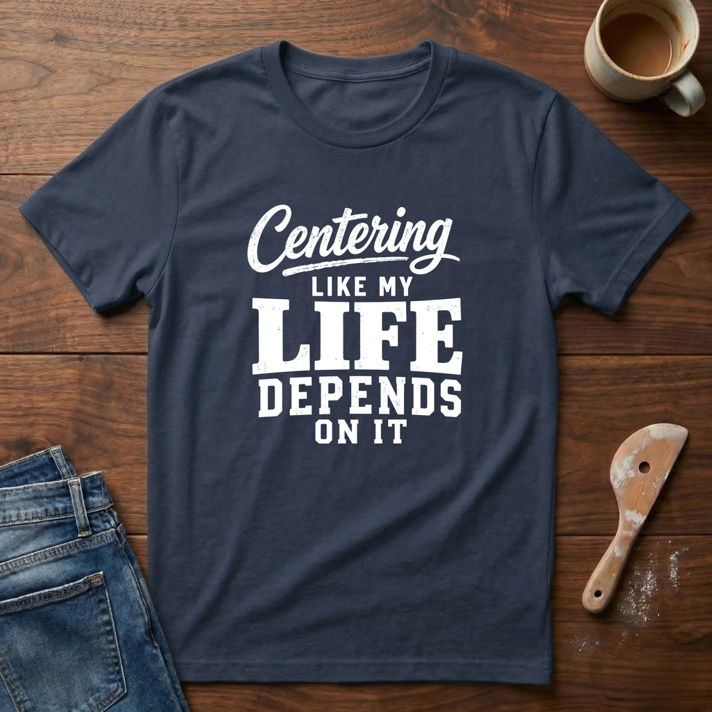 Centering Like My Life Depends On It T-Shirt