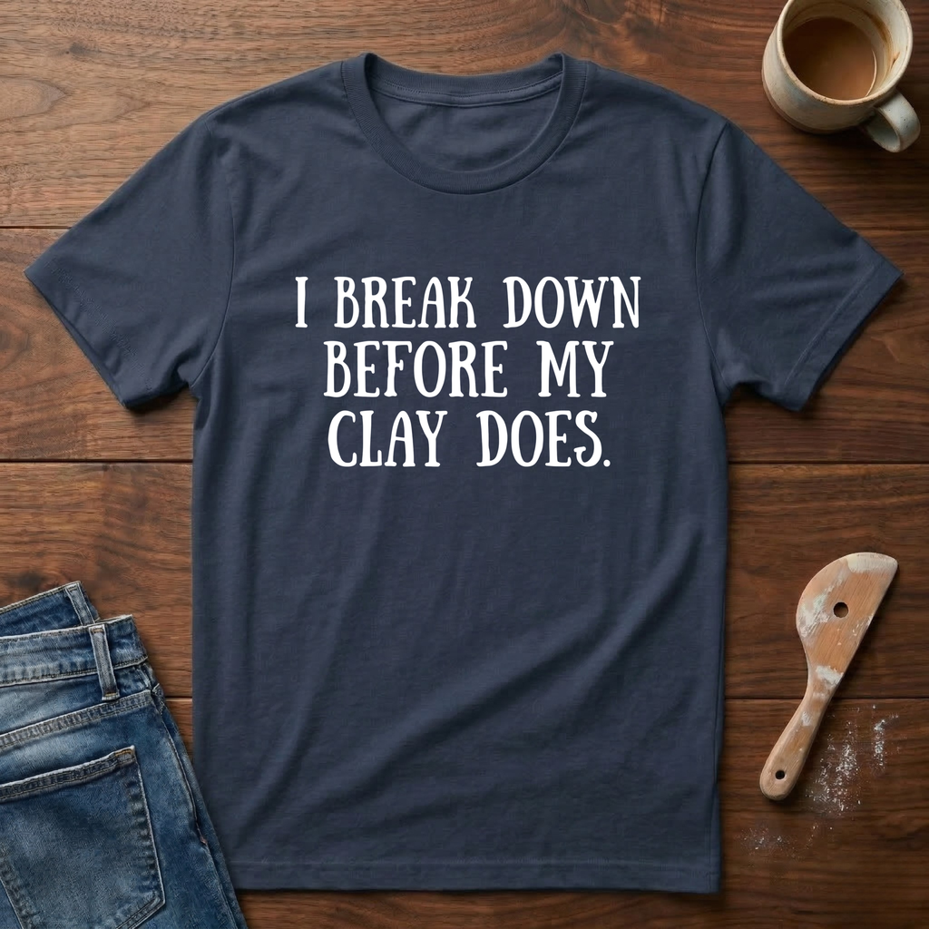 I Break Down Before My Clay Does T-Shirt