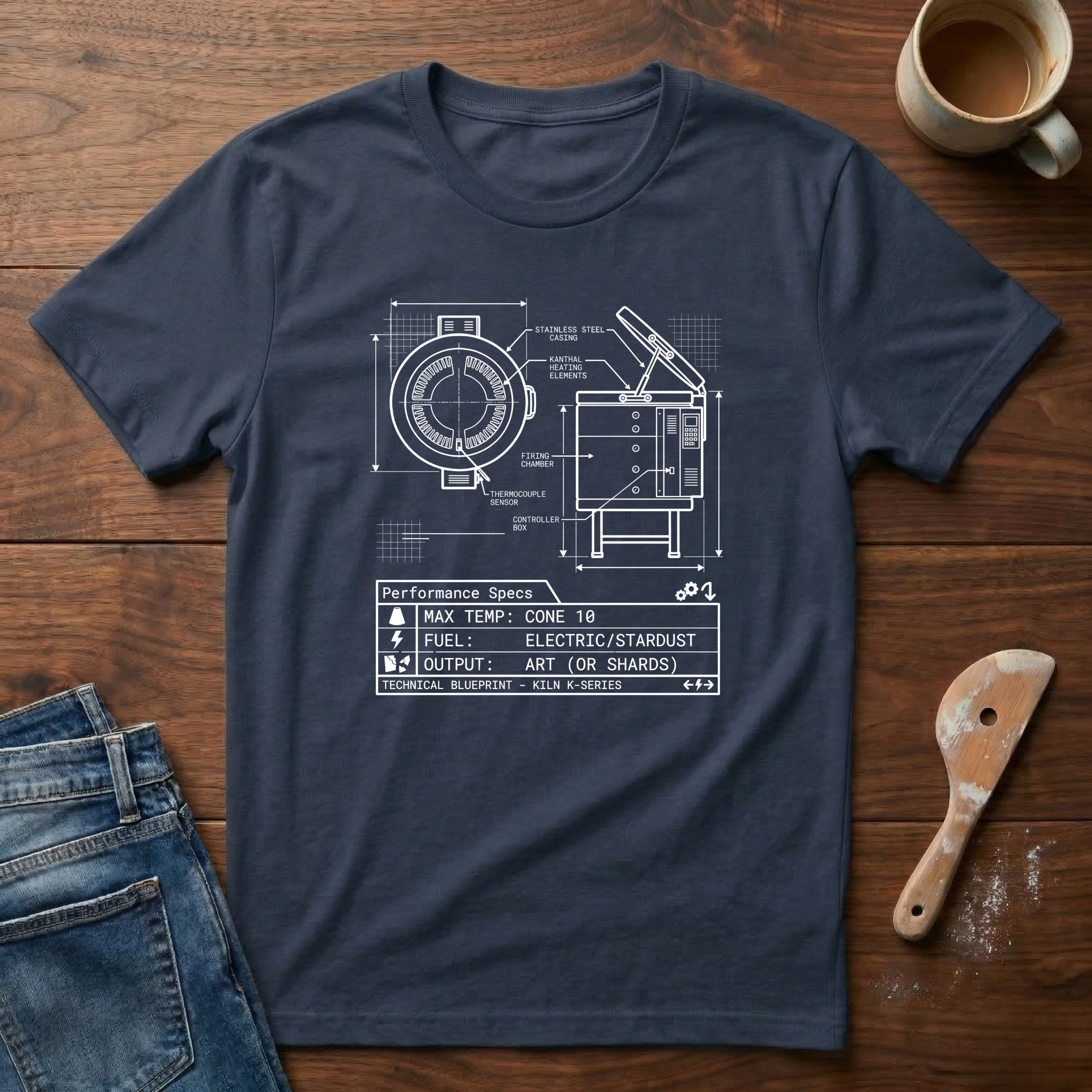 Kiln Blueprints T-Shirt