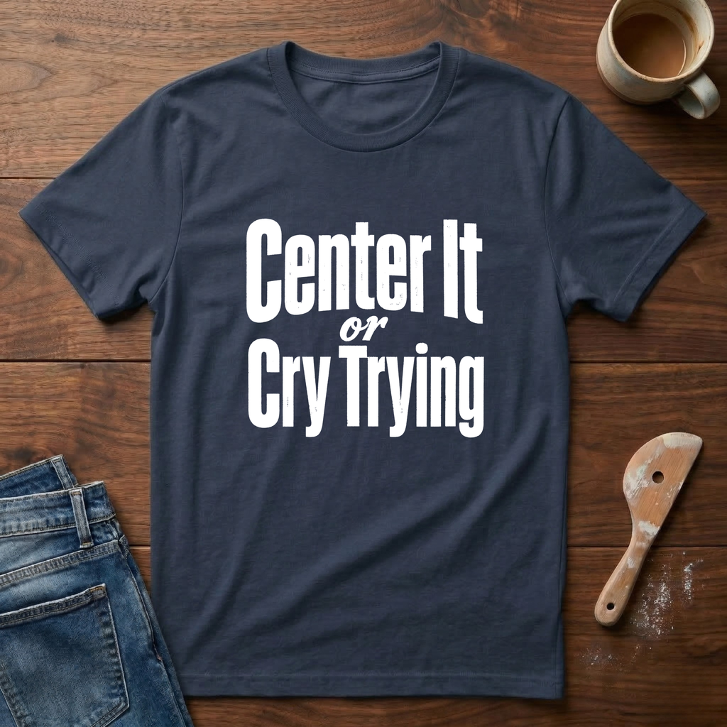 Center It Or Cry Trying T-Shirt