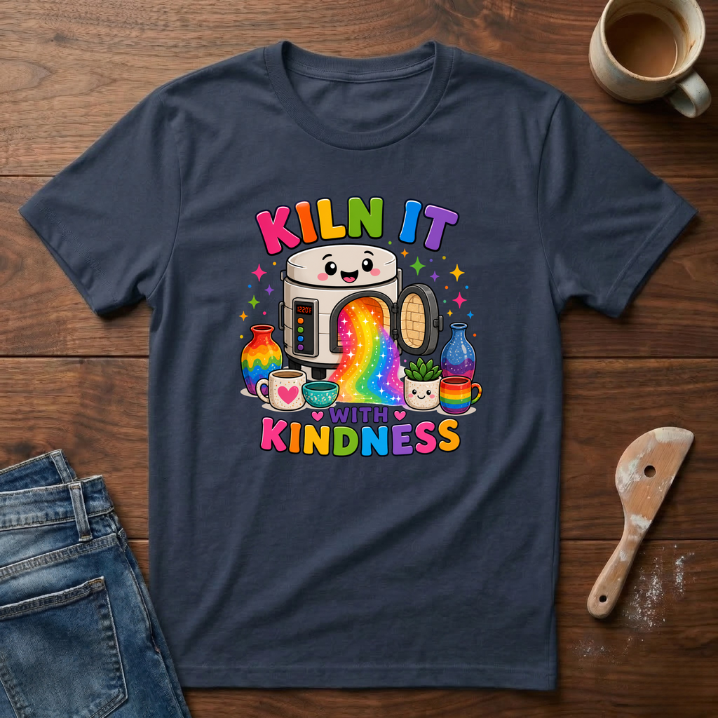 Kiln It With Kindness Rainbow T-Shirt