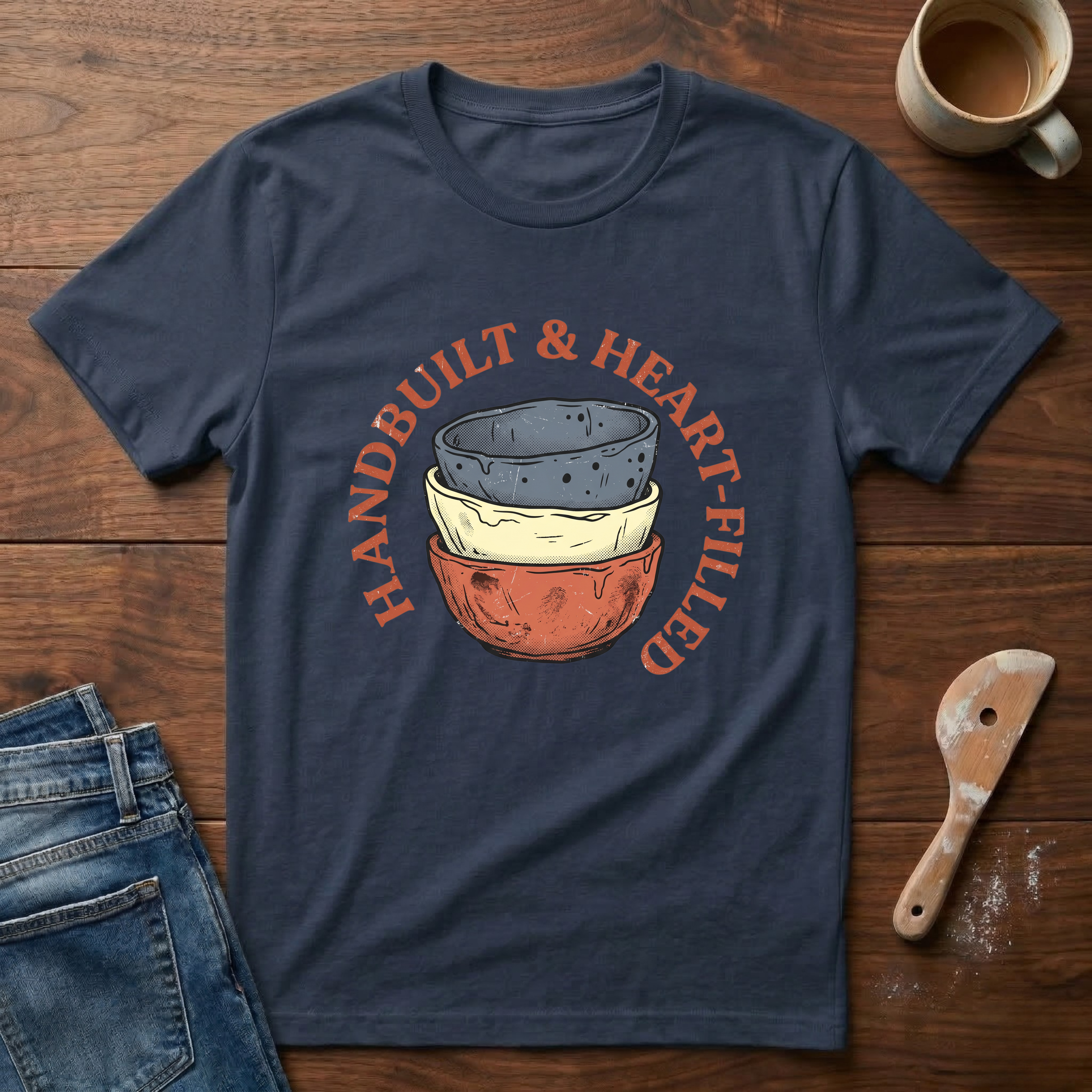 Handbuilt & Heart-Filled T-Shirt
