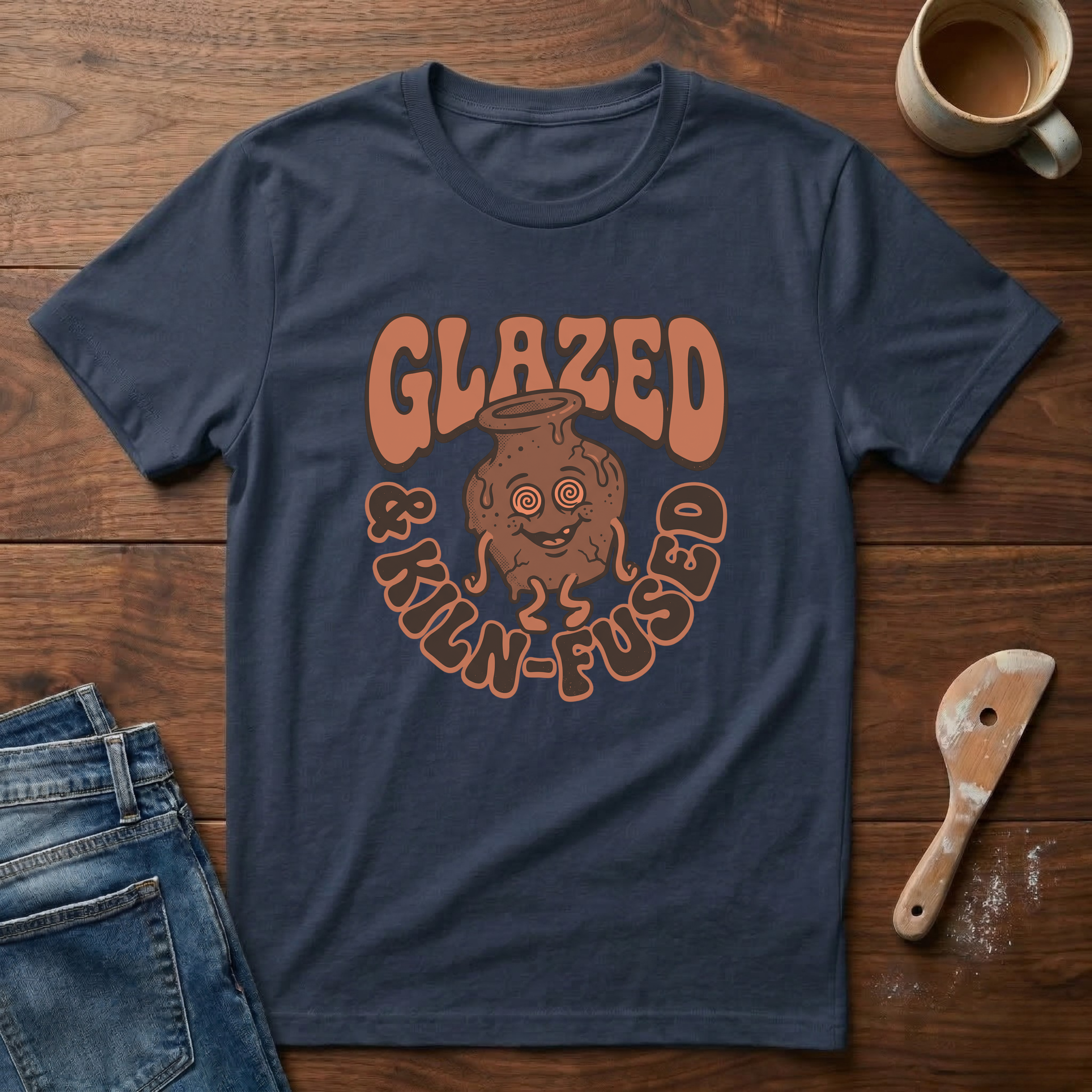 Glazed & Kiln-Fused T-Shirt