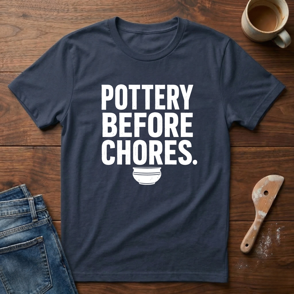 Pottery Before Chores T-Shirt