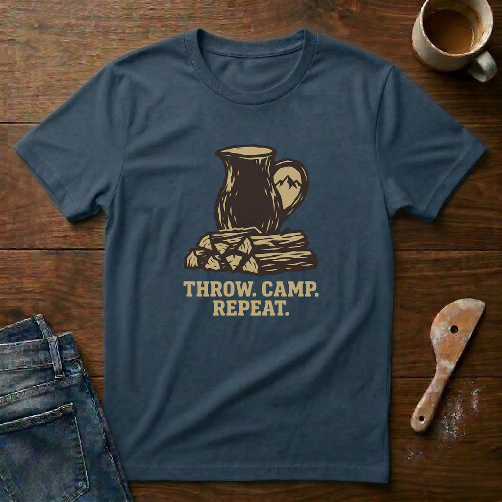 Throw. Camp. Repeat T-Shirt