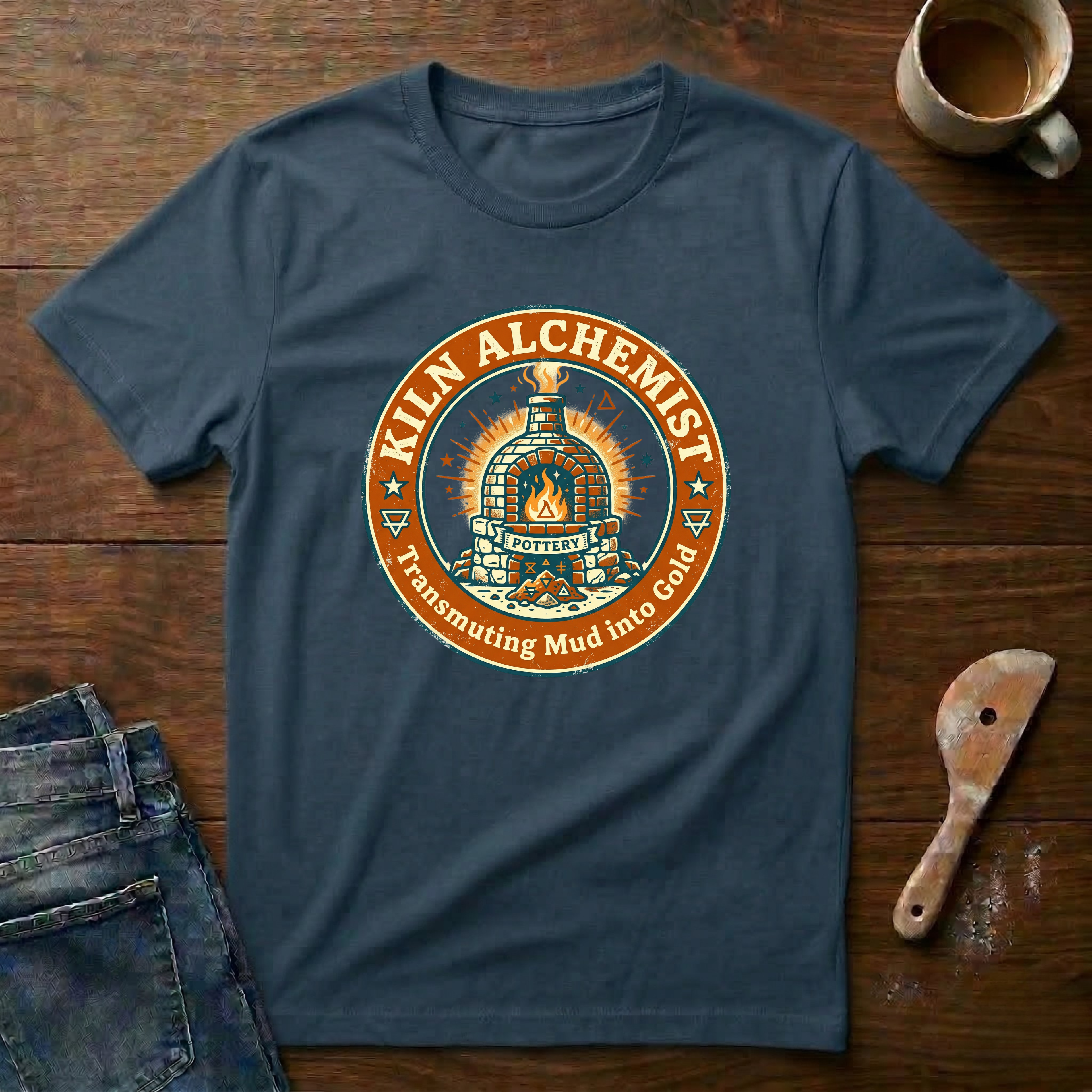 Kiln Alchemy: Transmuting Mud Into Gold T-Shirt