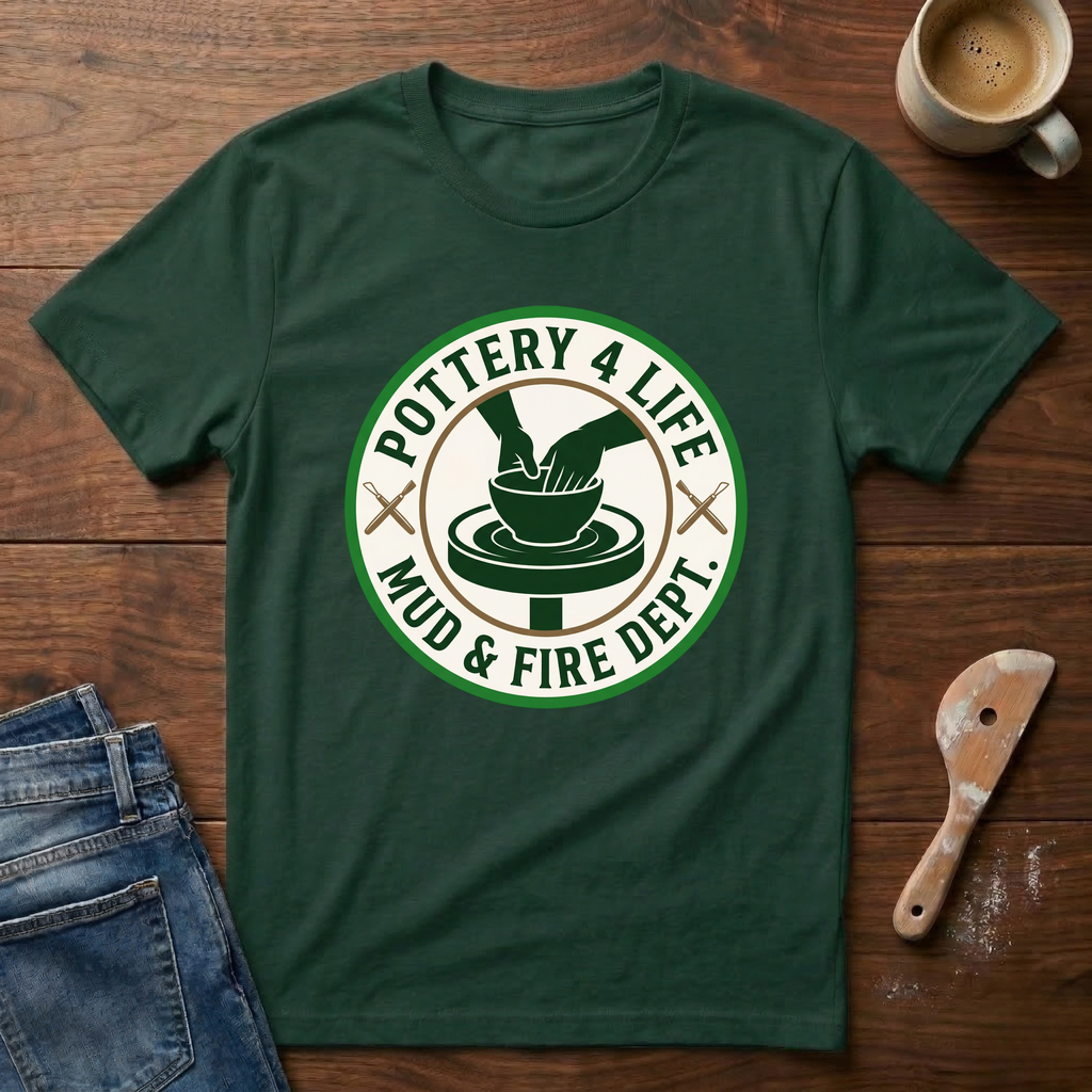 Pottery 4 Life Mud & Fire Dept. T-Shirt