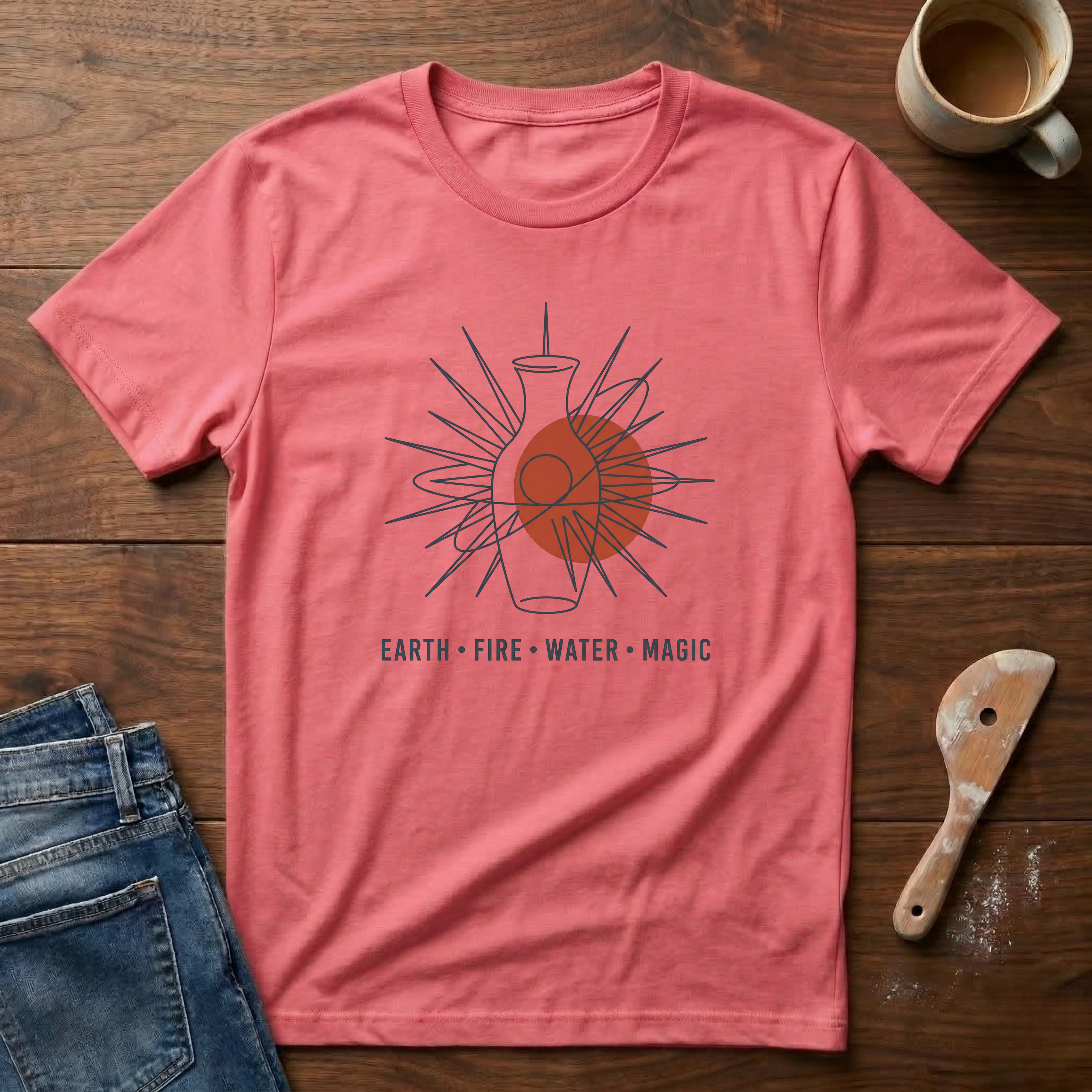 Earth Fire Water Magic T-Shirt
