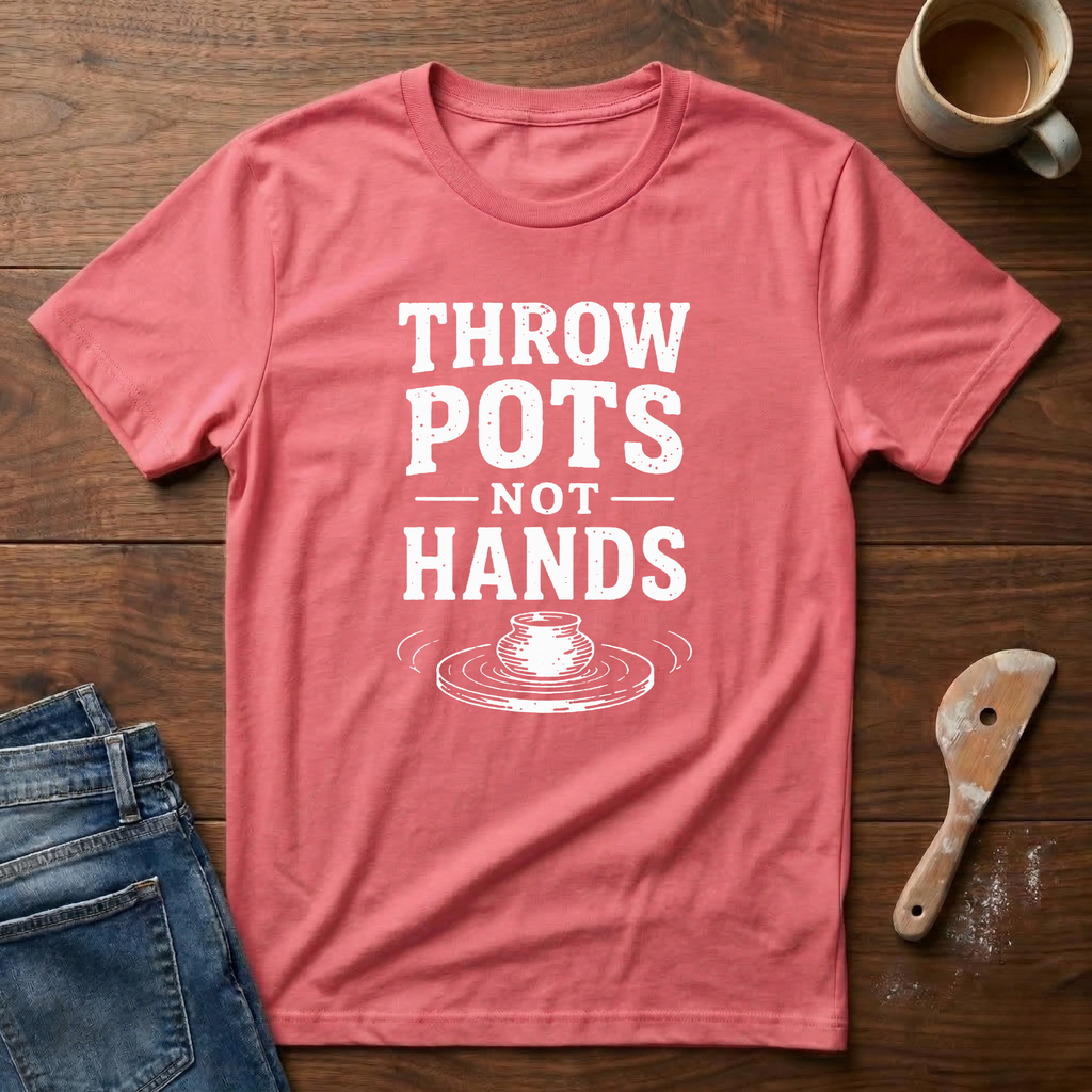 Throw Pots Not Hands T-Shirt