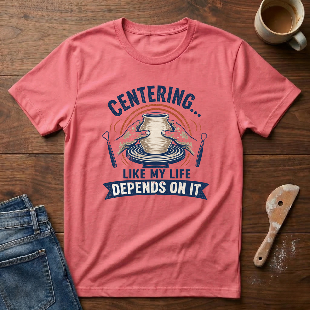 Centering Like My Life Depends On It T-Shirt