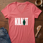 Kiln It Ladies' V-Neck T-Shirt