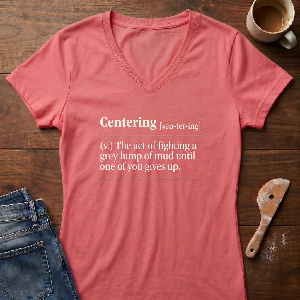 Centering Defined Ladies' V-Neck T-Shirt