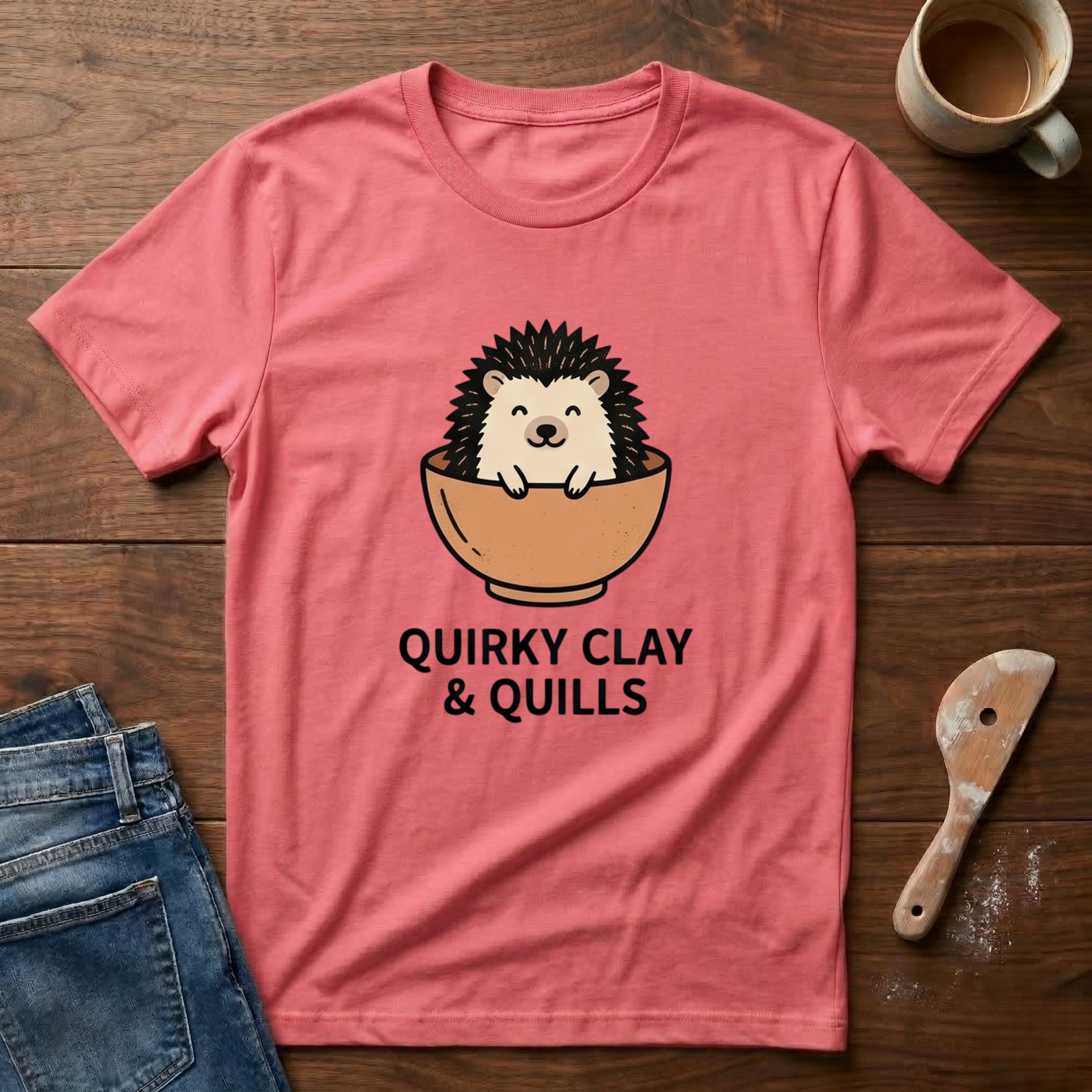 Quirky Clay & Quills T-Shirt