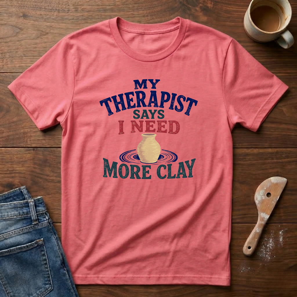 My Therapist Says I Need More Clay T-Shirt