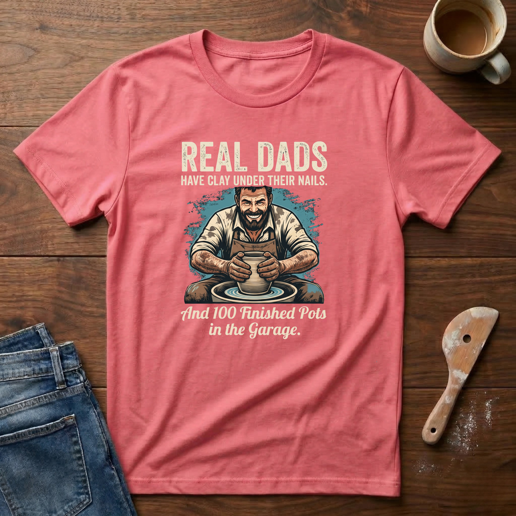 Real Dads Have Clay Under Their Nails T-Shirt