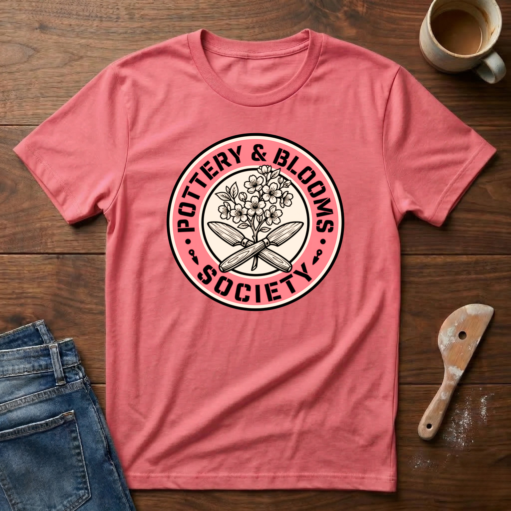 Pottery & Blooms Society T-Shirt