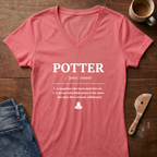 Potter Defined Ladies' V-Neck T-Shirt