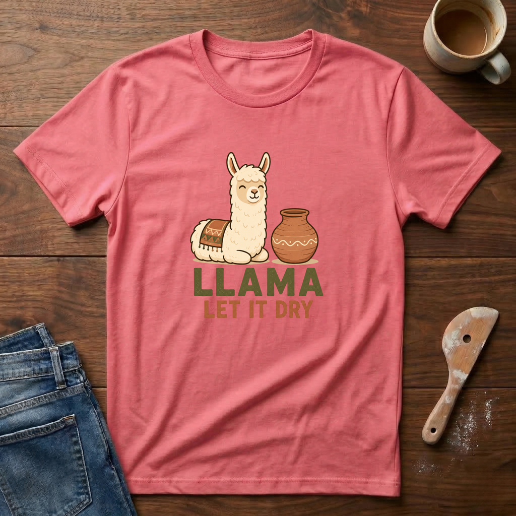 Llama Let It Dry T-Shirt