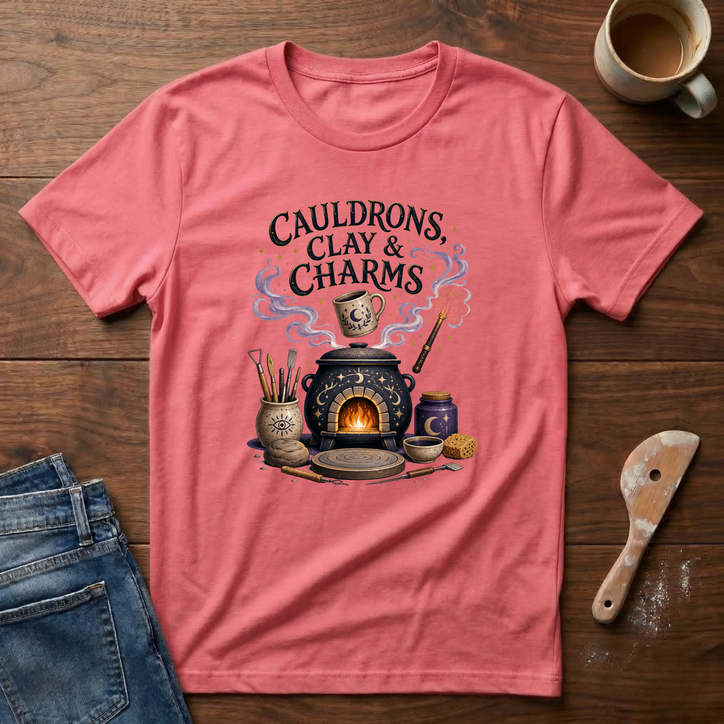 Cauldrons, Clay & Charms T-Shirt