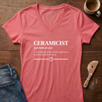 Ceramicist Defined Ladies' V-Neck T-Shirt
