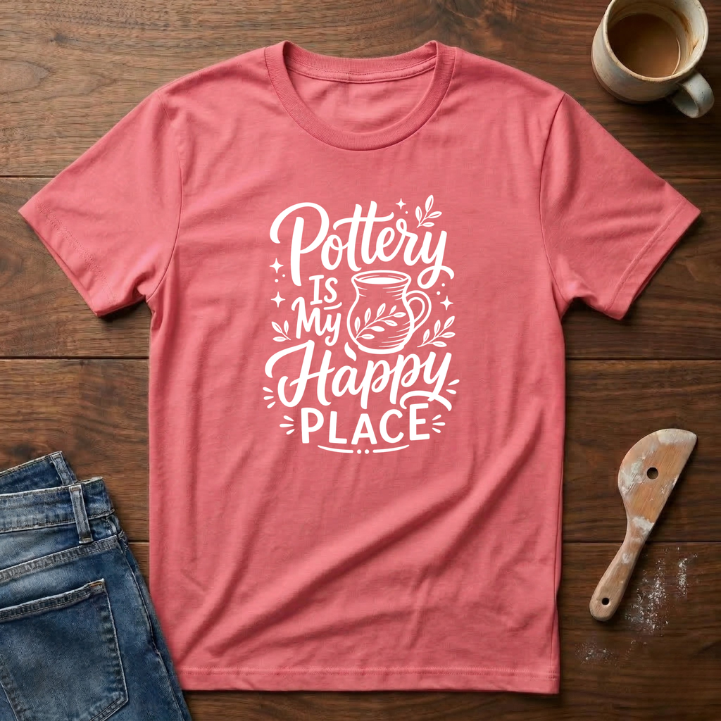 Pottery Is My Happy Place T-Shirt