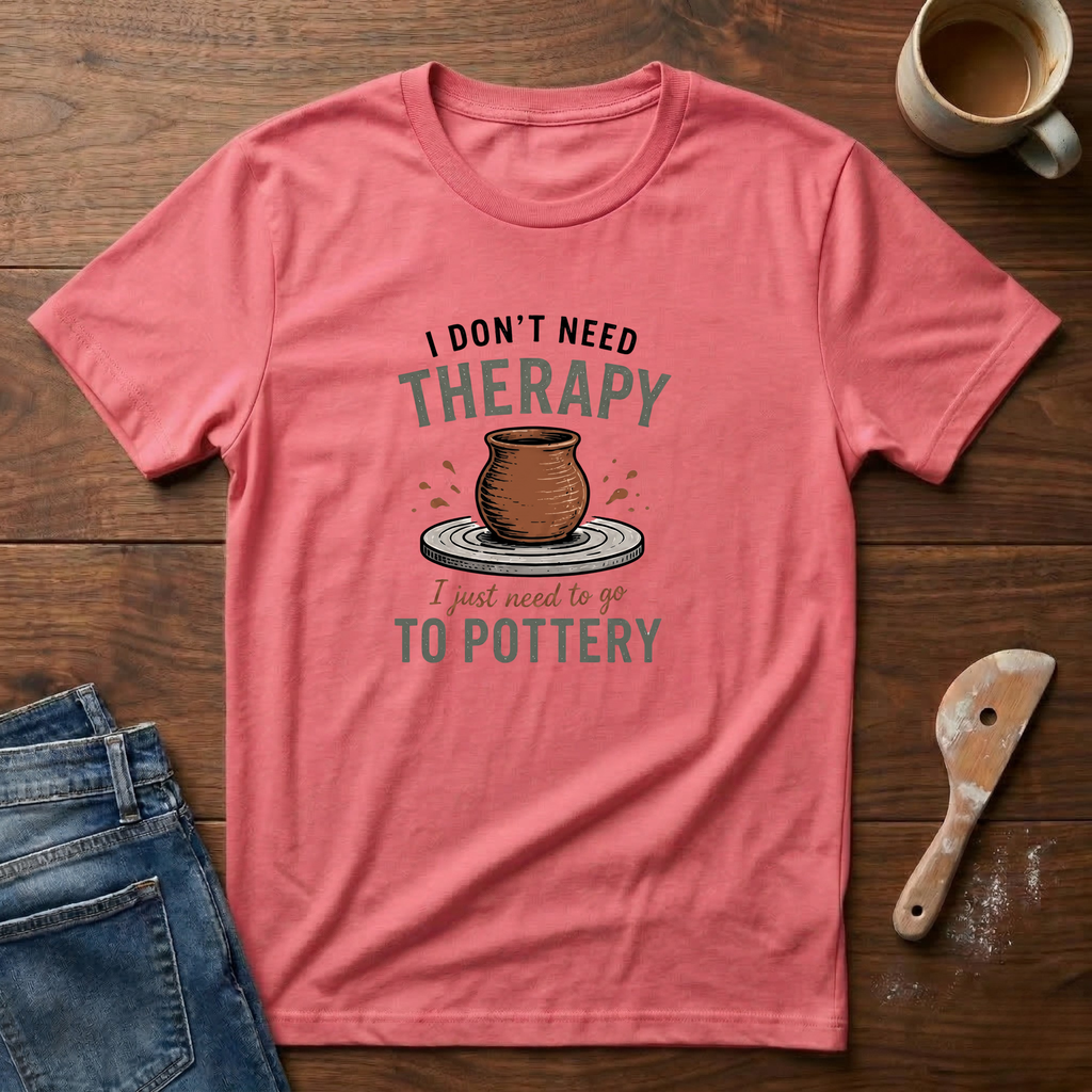 I Don't Need Therapy I Just Need Pottery T-Shirt