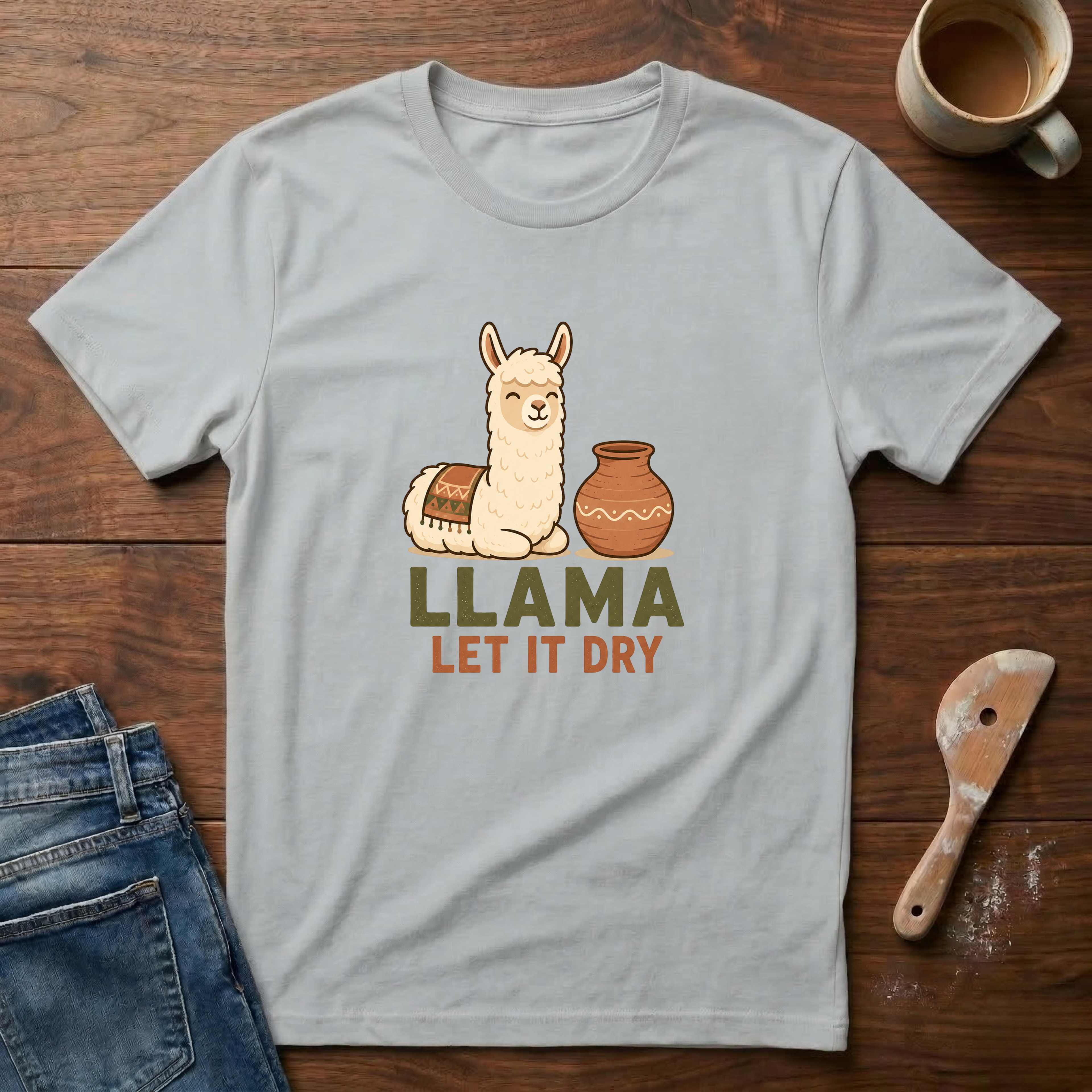 Llama Let It Dry T-Shirt