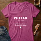 Potter Defined Ladies' V-Neck T-Shirt