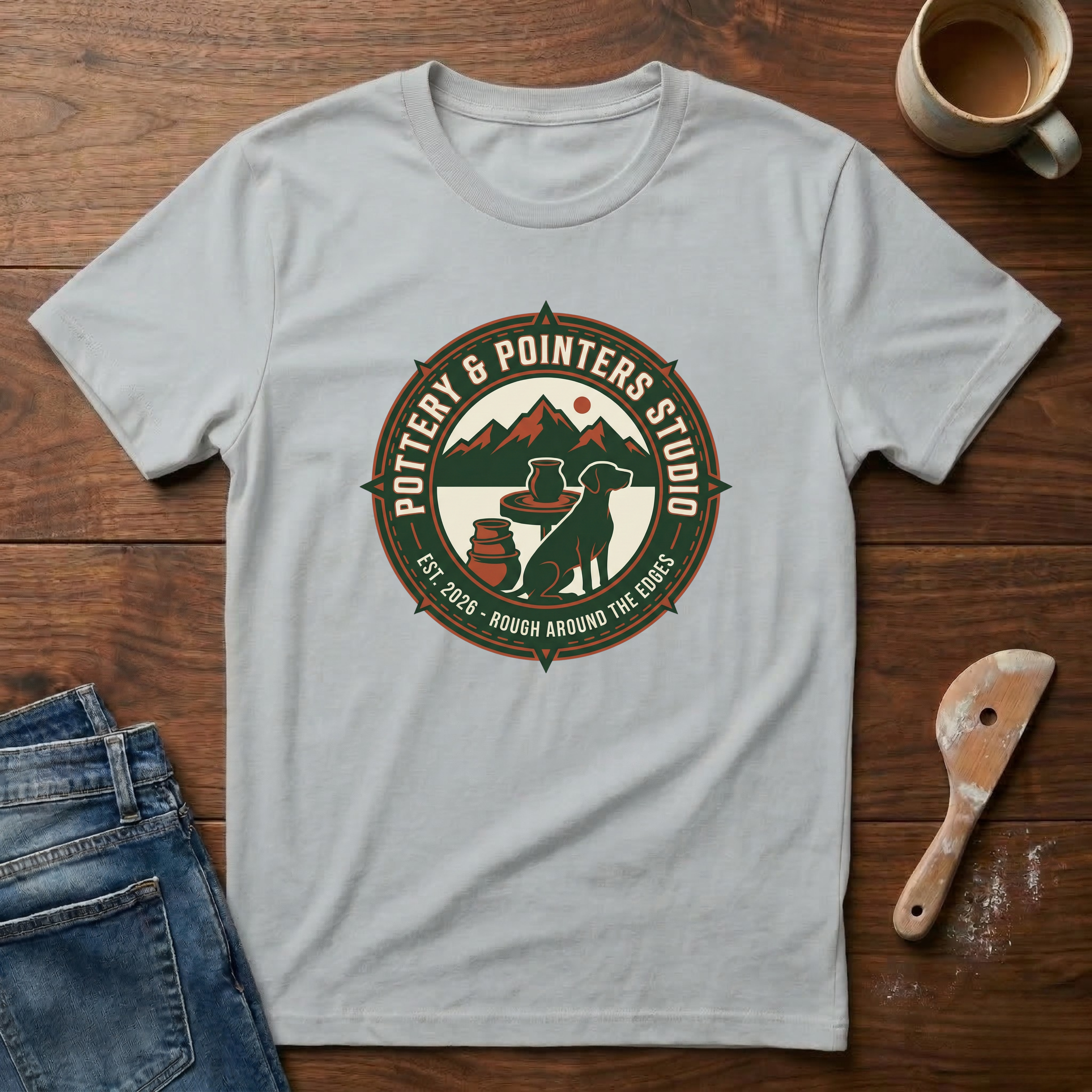 Pottery & Pointers Studio T-Shirt