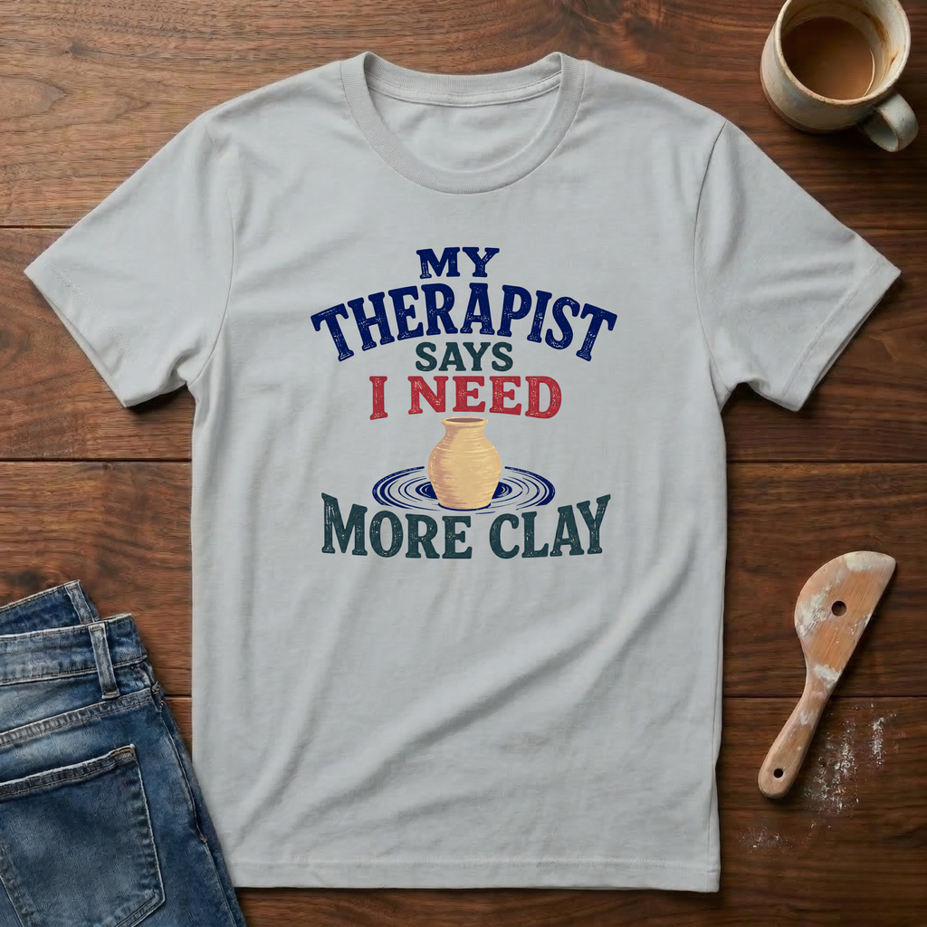 My Therapist Says I Need More Clay T-Shirt