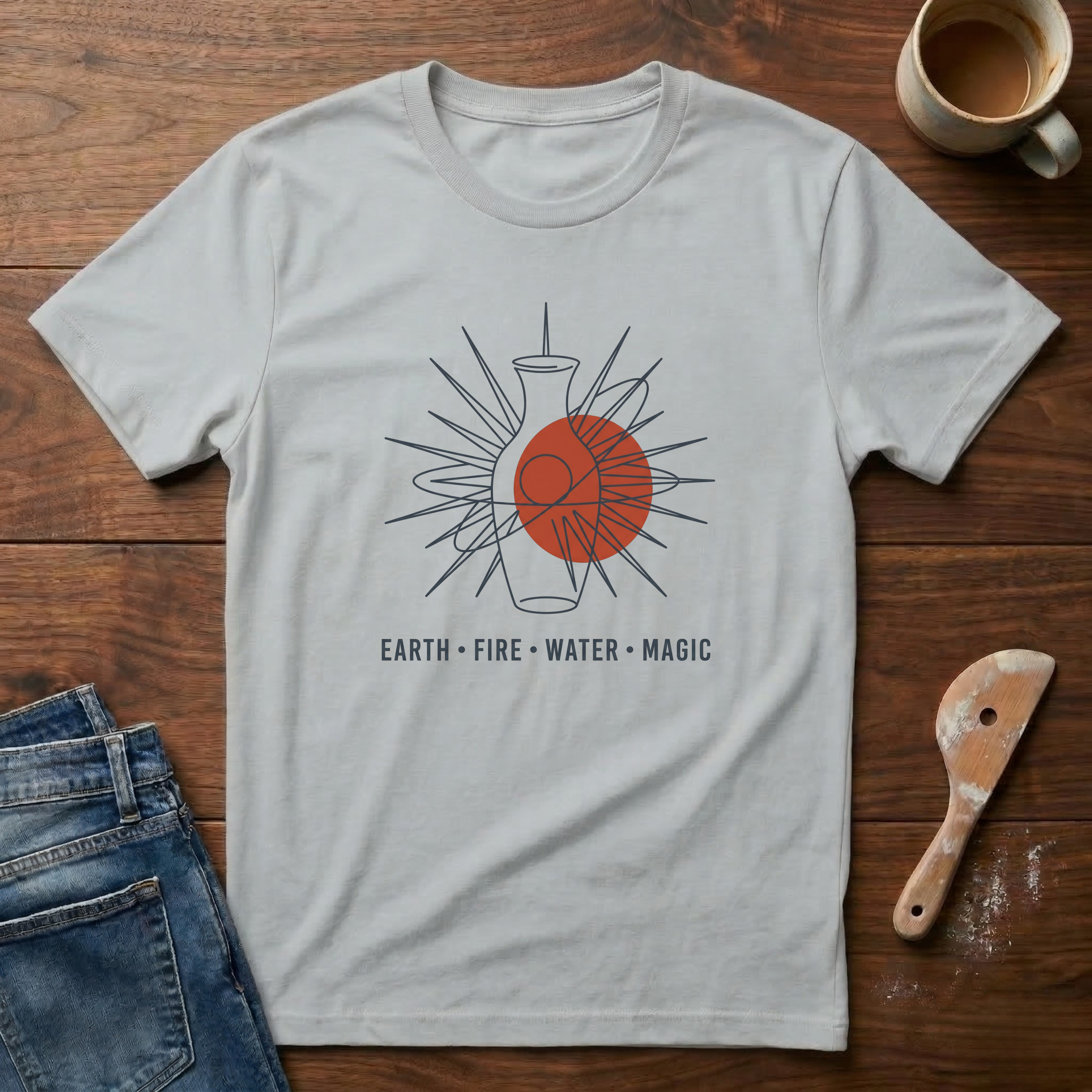 Earth Fire Water Magic T-Shirt