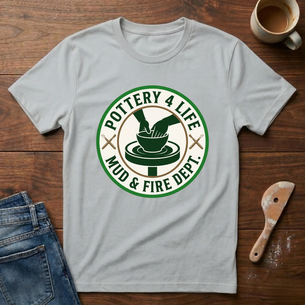 Pottery 4 Life Mud & Fire Dept. T-Shirt