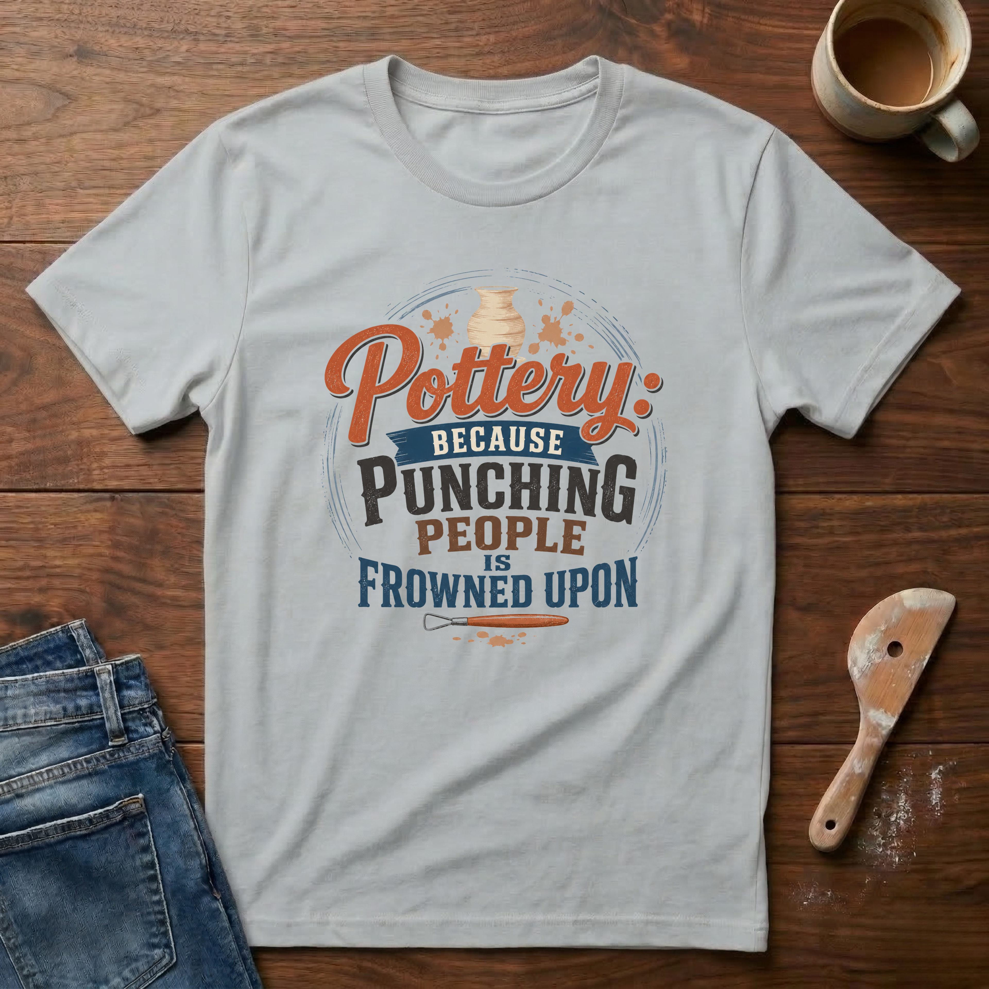 Pottery: Because Punching People Is Frowned Upon T-Shirt