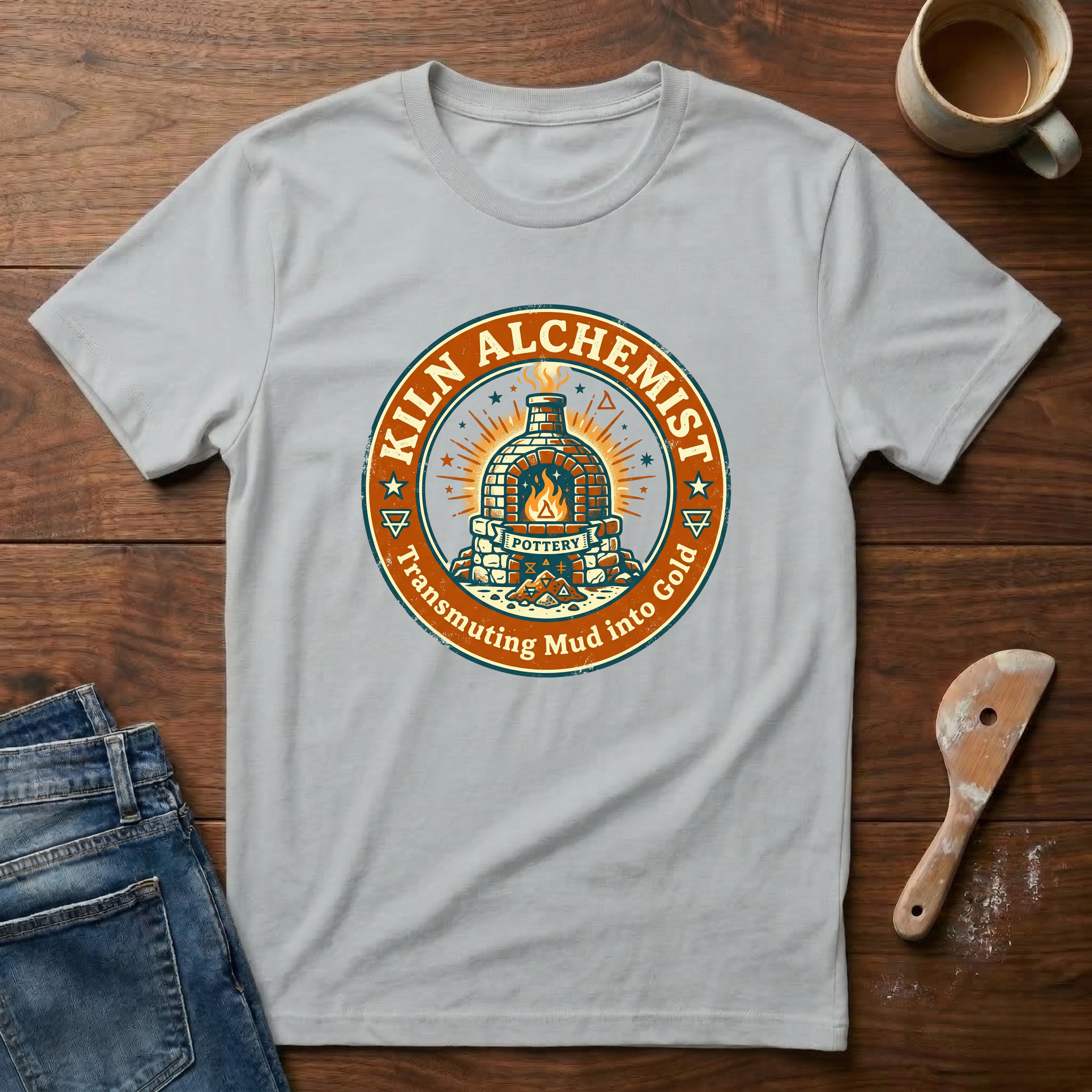 Kiln Alchemy: Transmuting Mud Into Gold T-Shirt