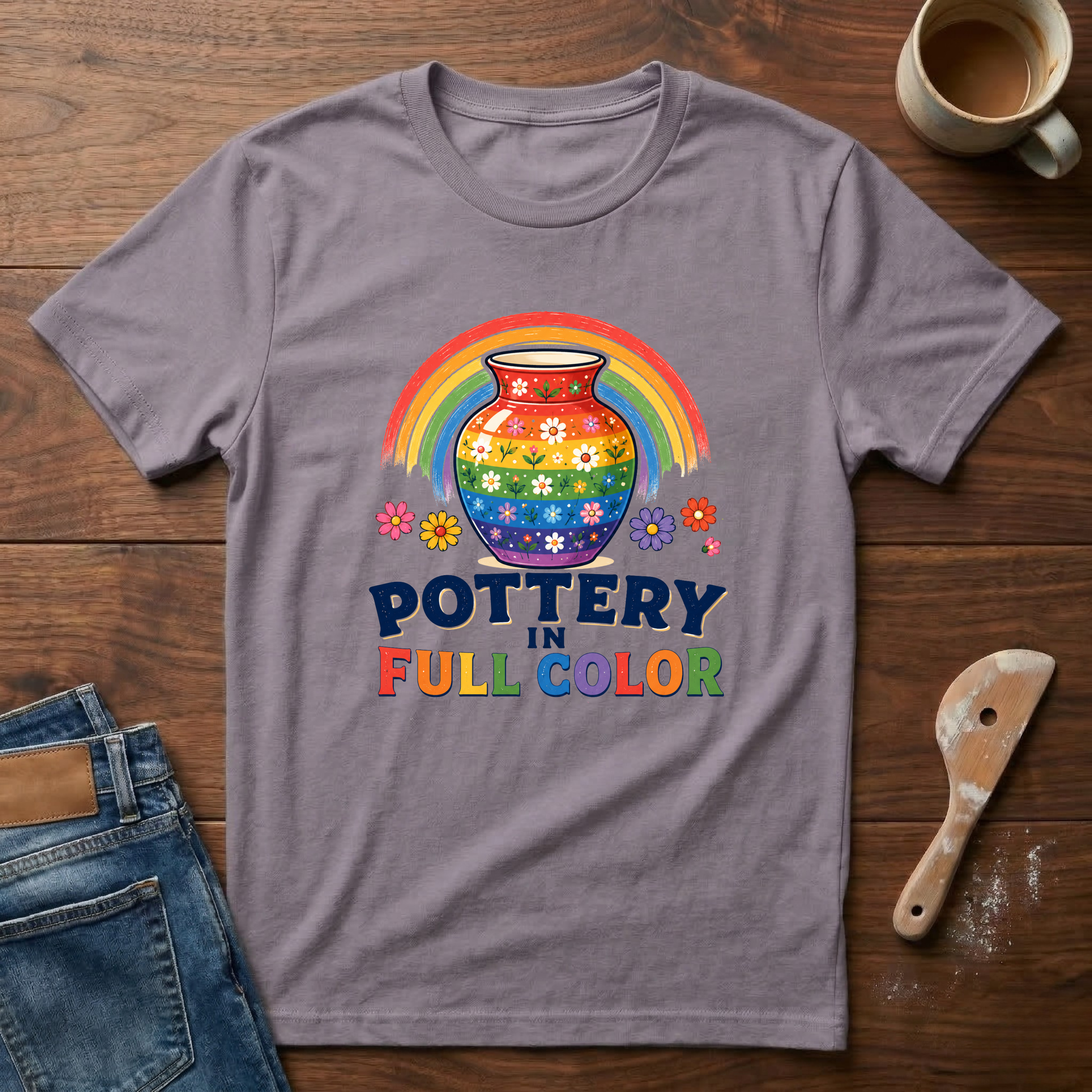 Pottery In Full Color T-Shirt