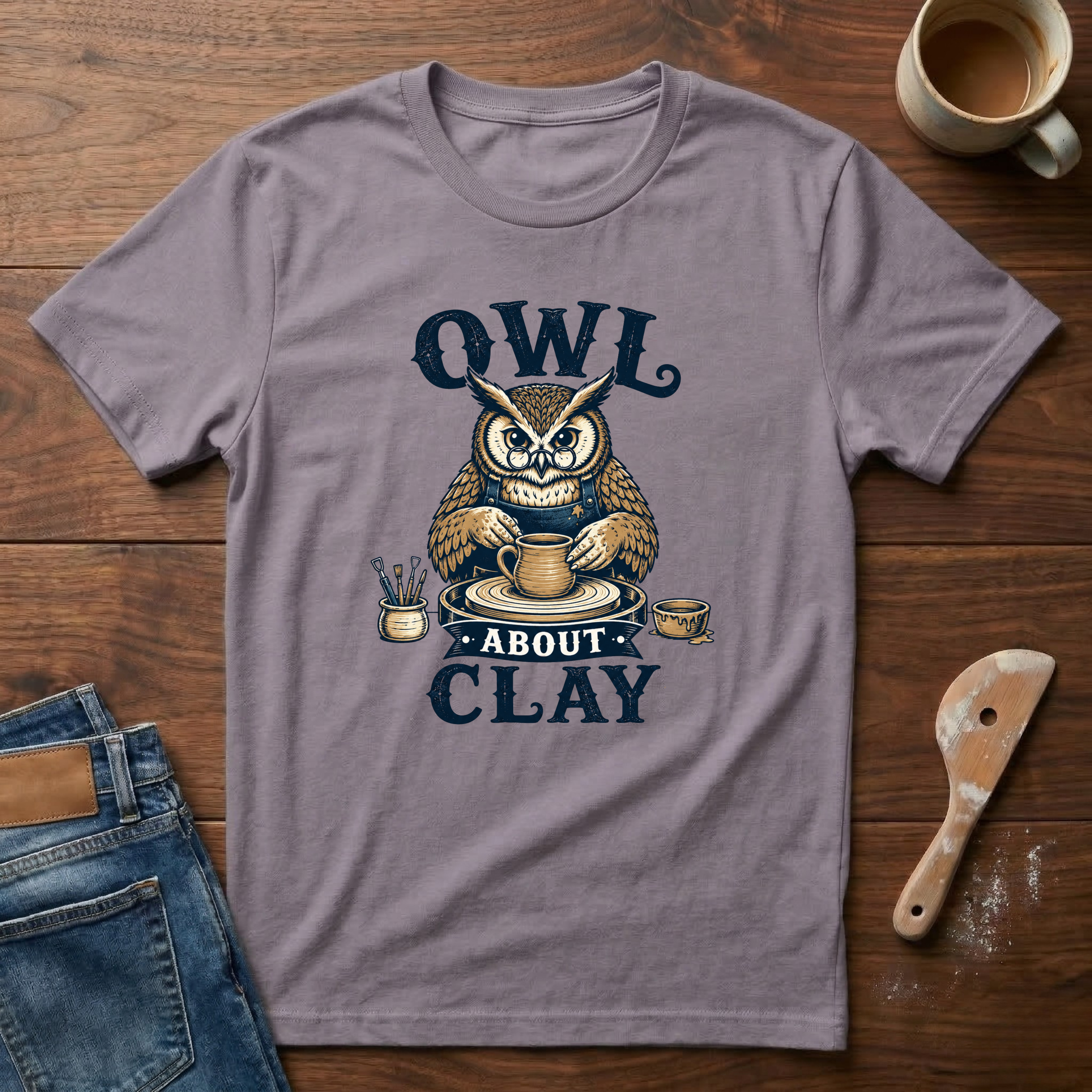 Owl About Clay T-Shirt