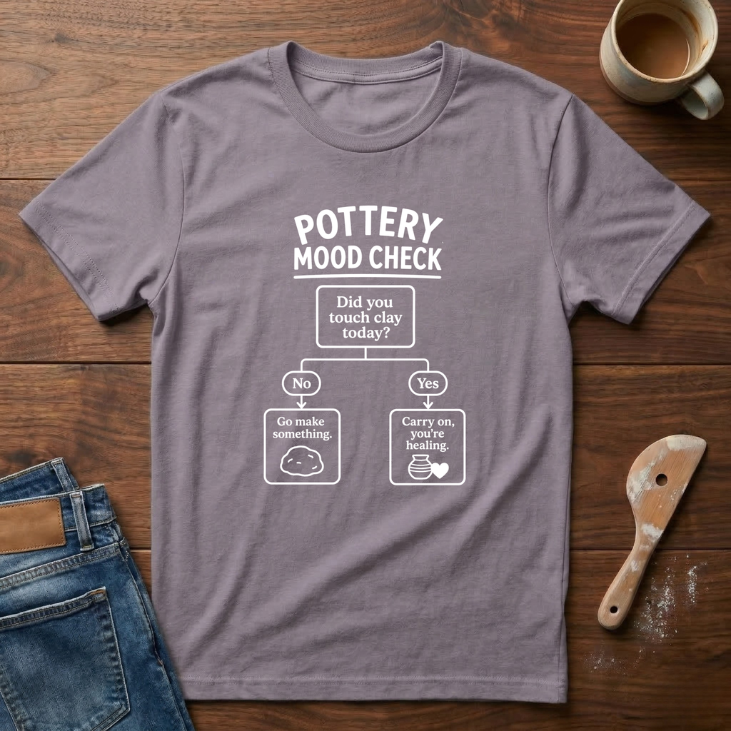 Pottery Mood Check T-Shirt