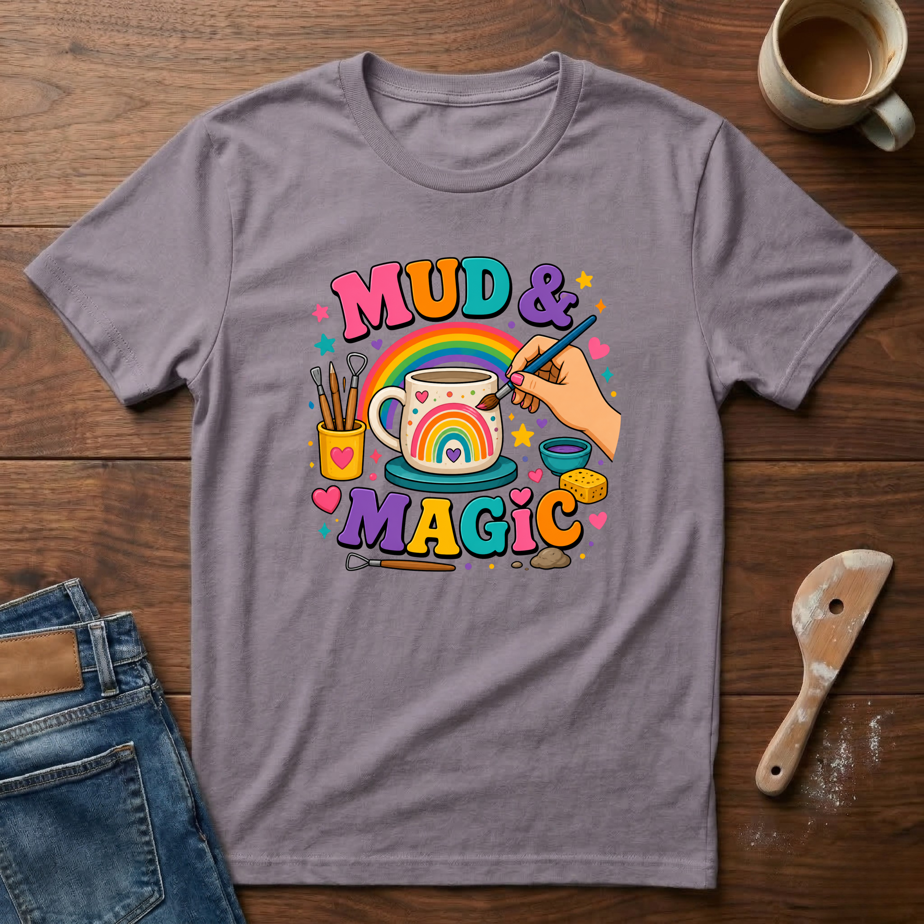 Mud & Magic Rainbow T-Shirt