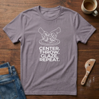 Center. Throw. Glaze. Repeat. T-Shirt