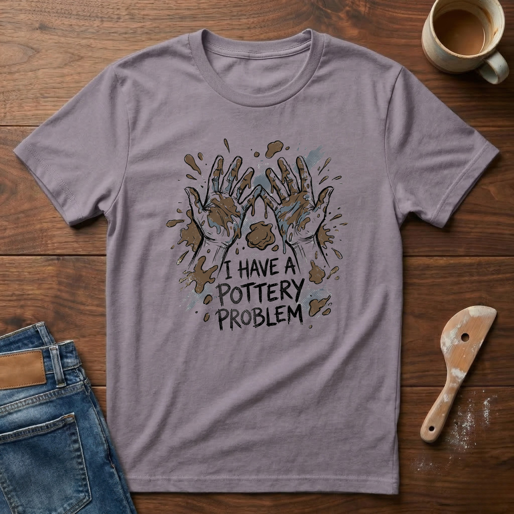 I Have A Pottery Problem (Muddy) T-Shirt