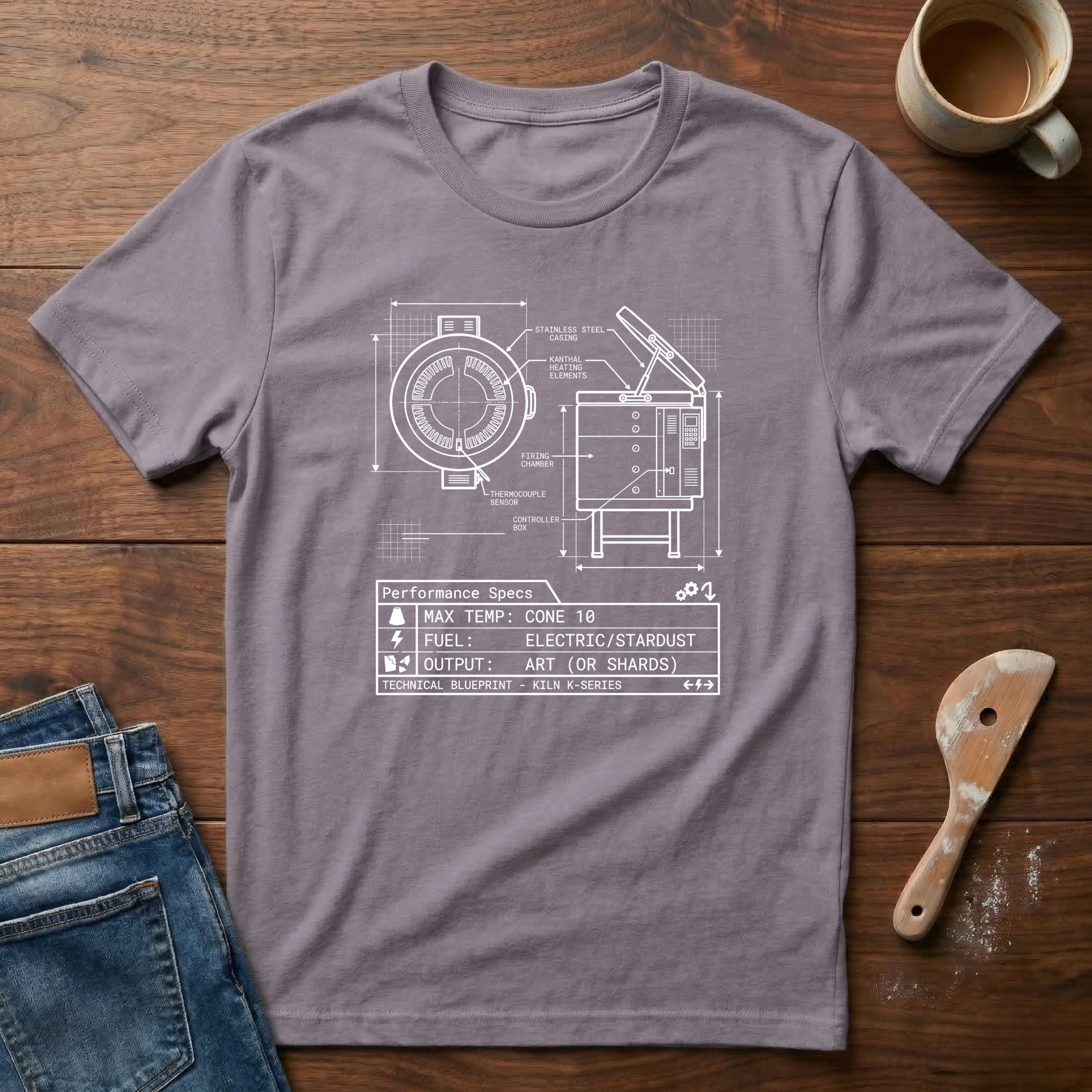 Kiln Blueprints T-Shirt