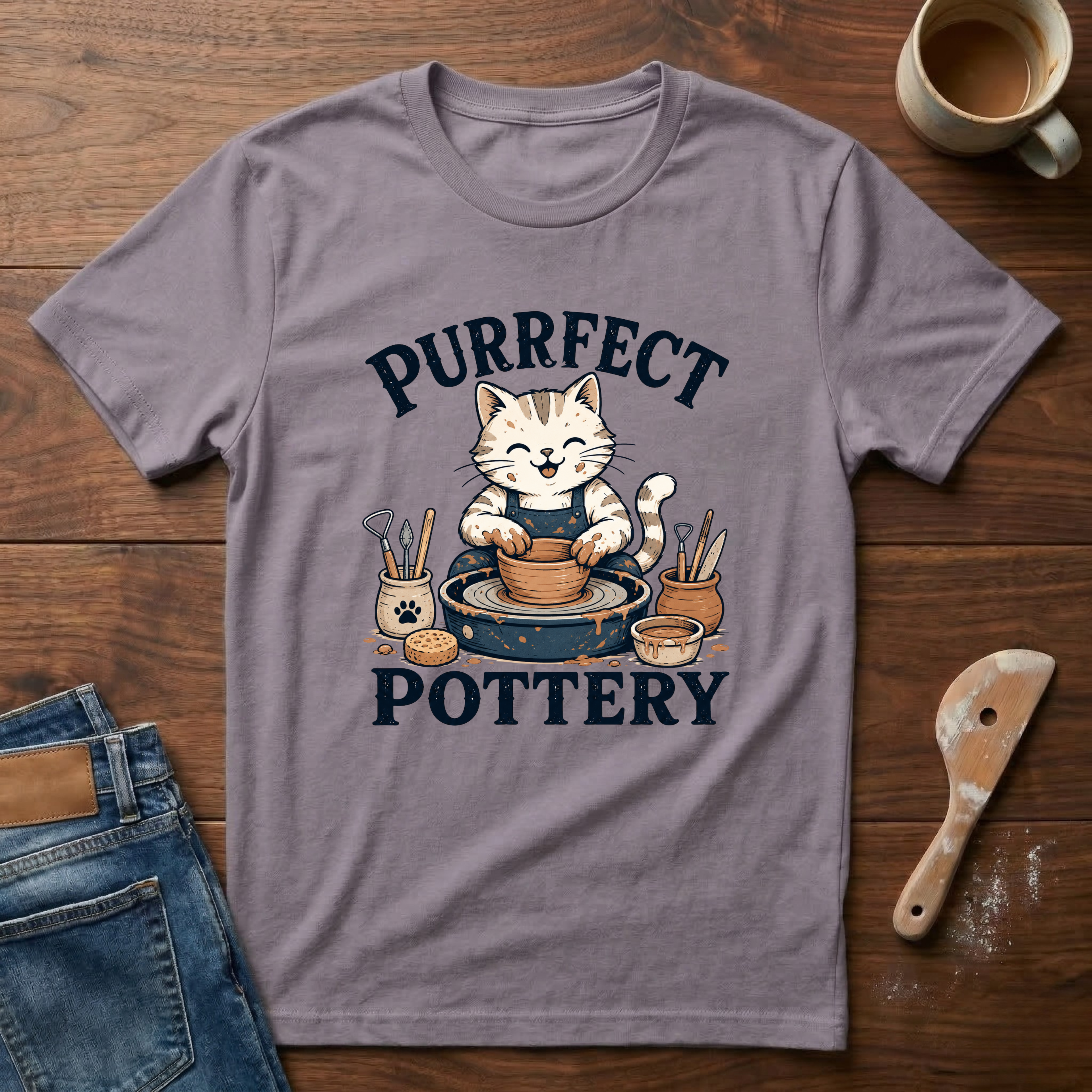 Purrfect Pottery T-Shirt
