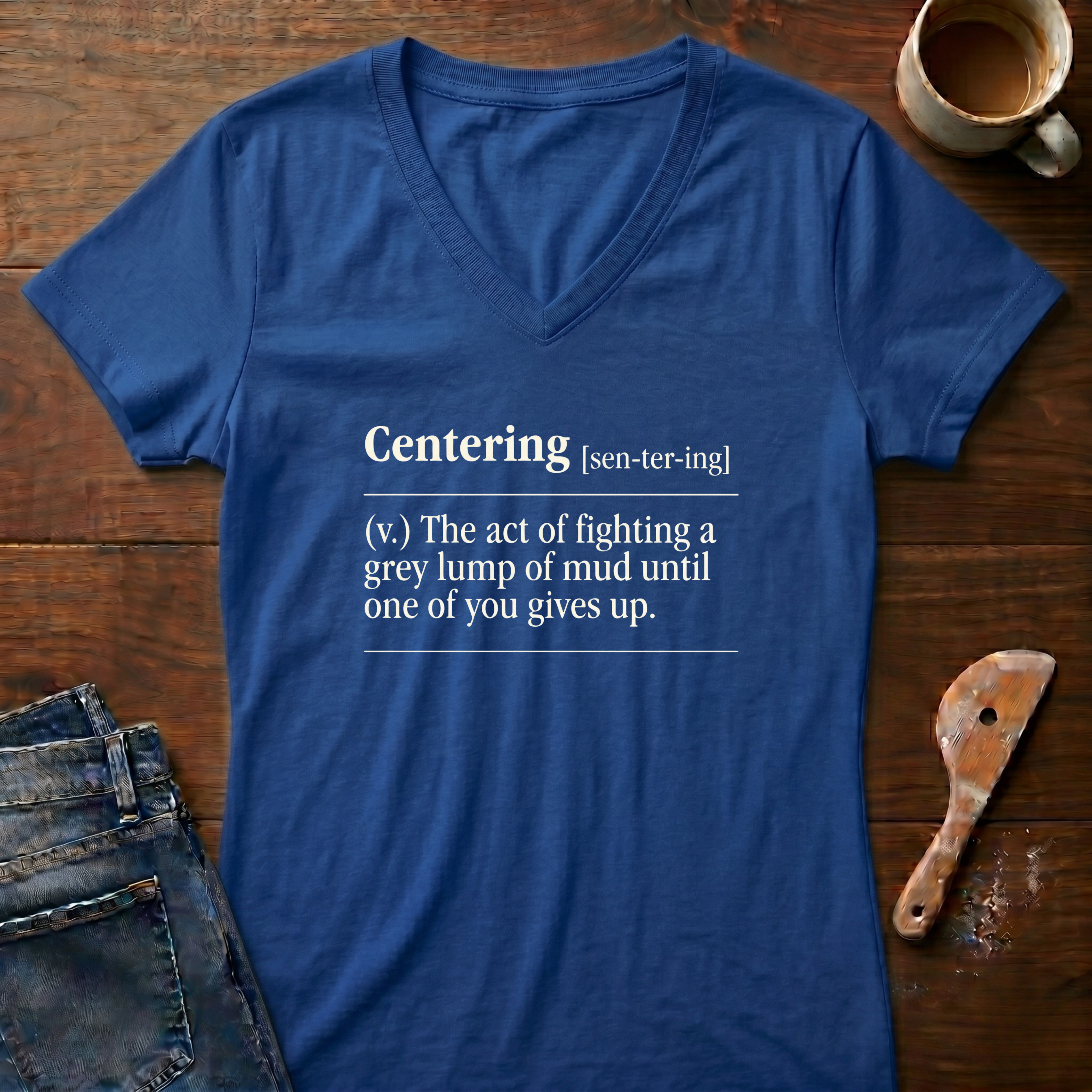 Centering Defined Ladies' V-Neck T-Shirt