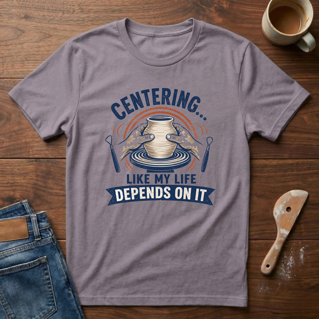 Centering Like My Life Depends On It T-Shirt