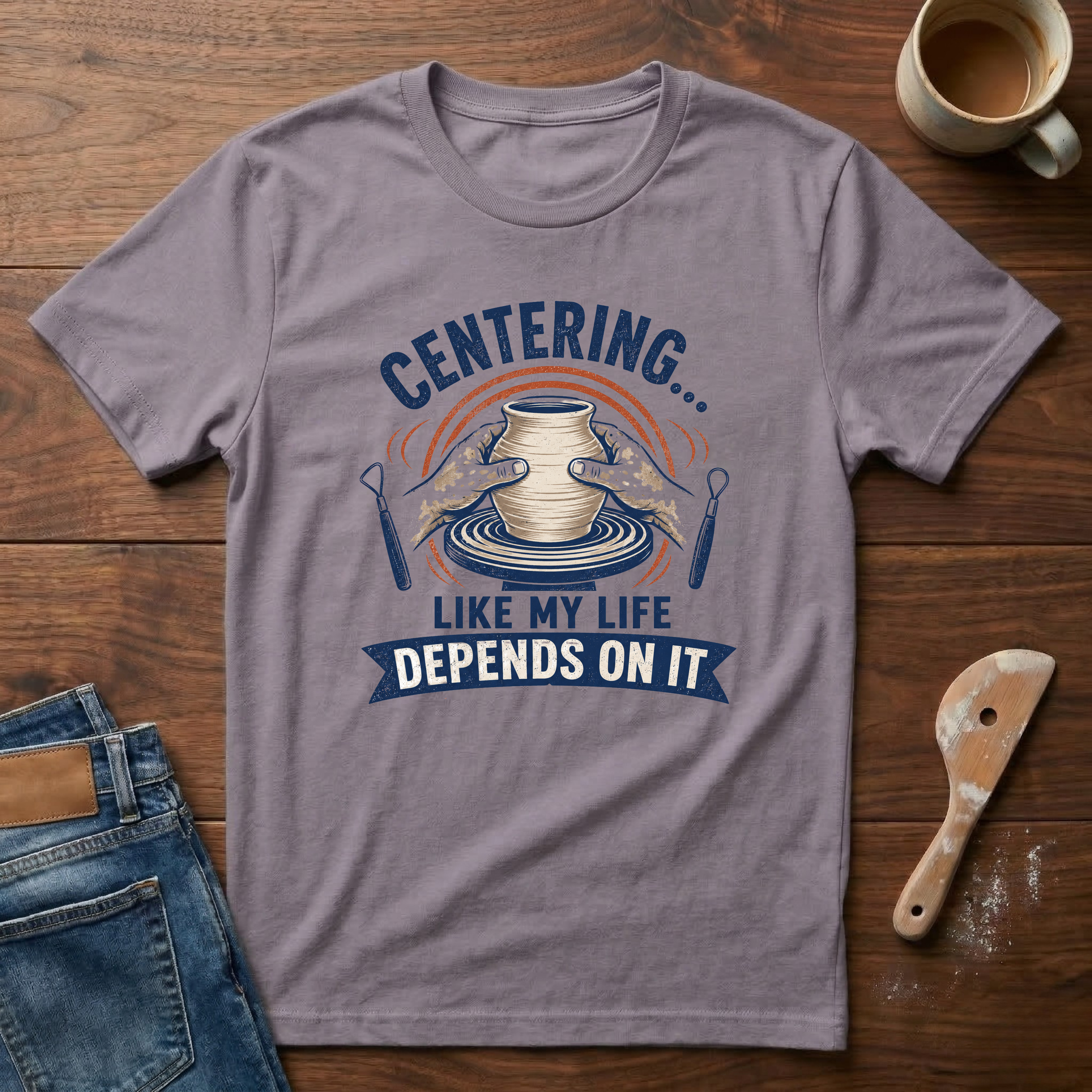 Centering Like My Life Depends On It T-Shirt