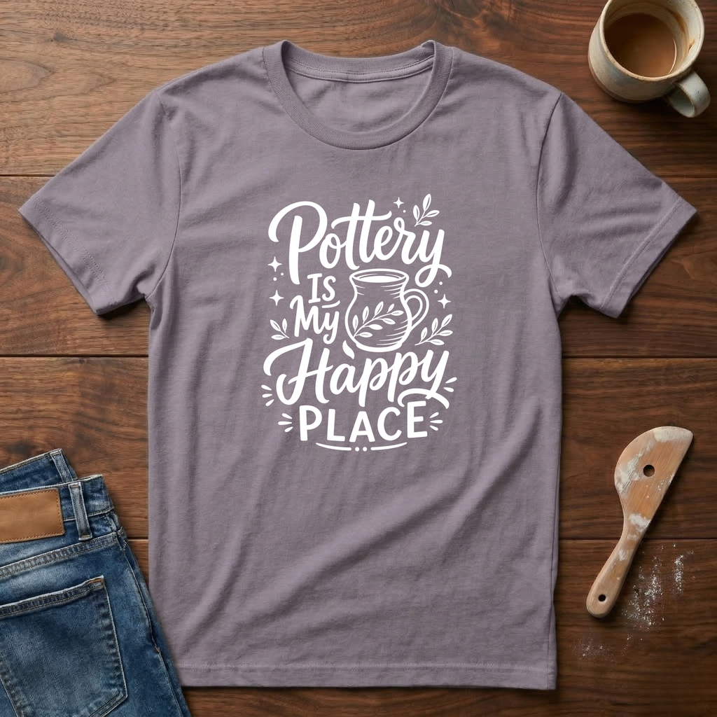 Pottery Is My Happy Place T-Shirt