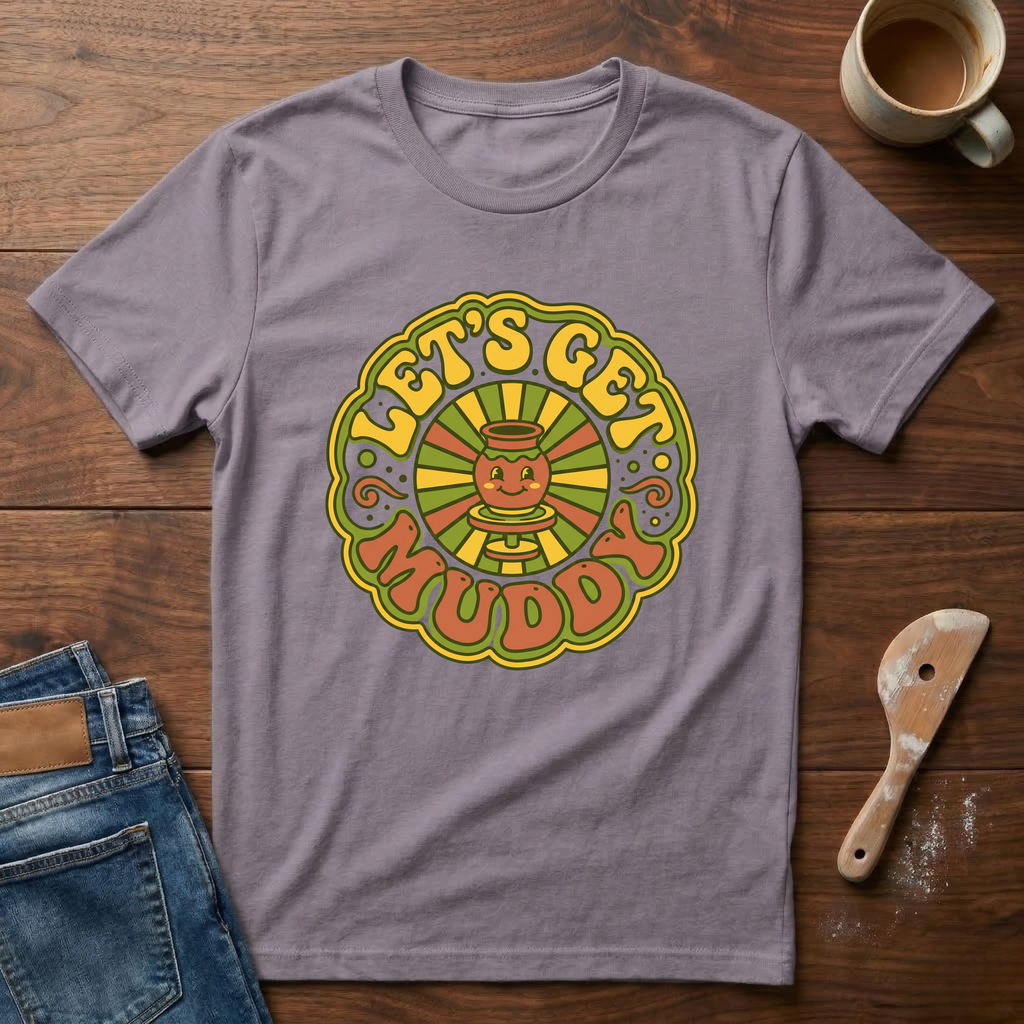 Let's Get Muddy Retro T-Shirt