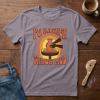 I'd Rather Throw Mud (Retro) T-Shirt